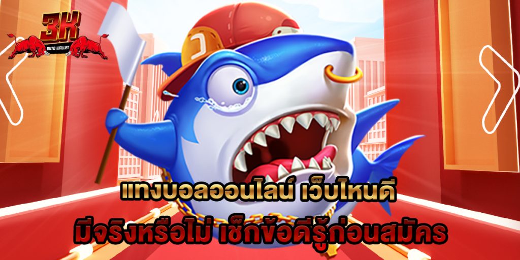 แทงบอลออนไลน์ เว็บไหนดี มีจริงหรือไม่ เช็กข้อดีรู้ก่อนสมัคร